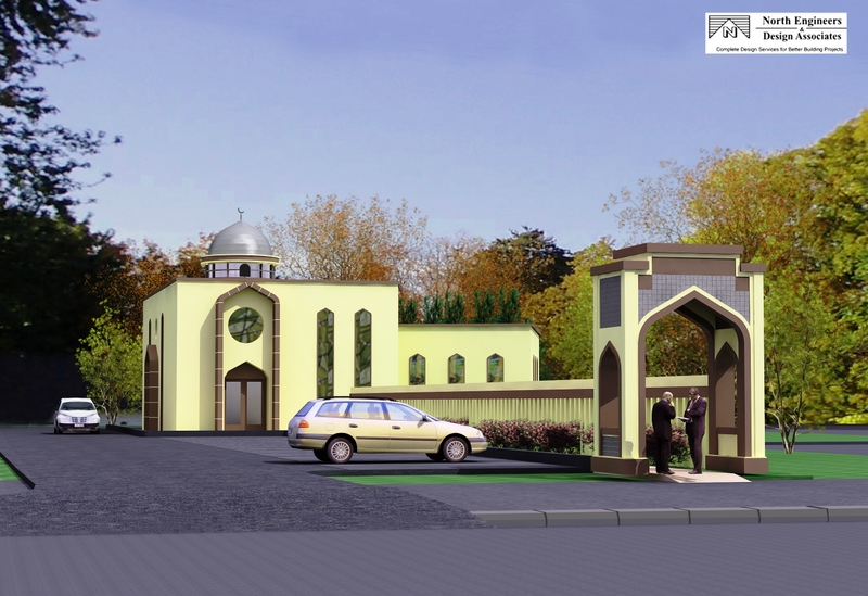 Mosque Rendering of Design